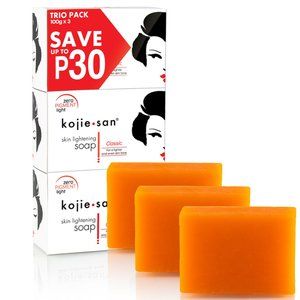 Kojie San Classic Kojic Acid Skin Soap Bars (3 x 100g)